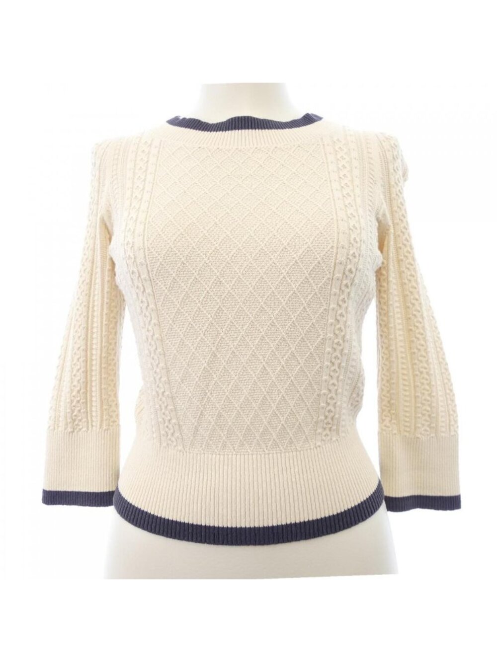 Chanel Knit Sweater Beige